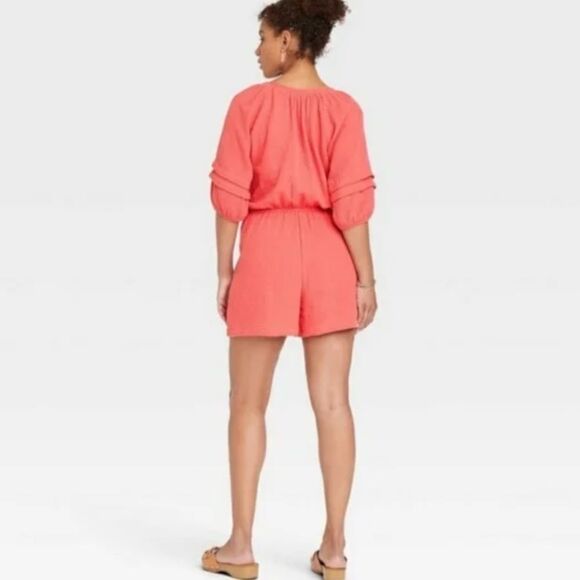 Knox Rose NWT Guava Jelly Romper size M - Picture 11 of 12
